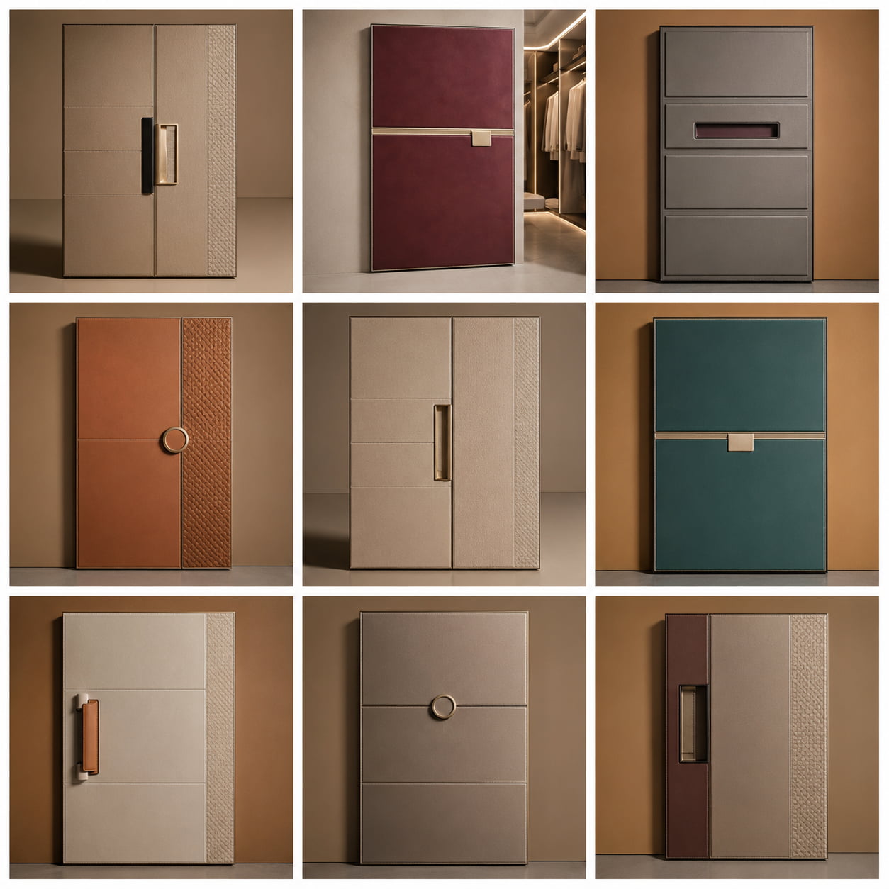 ESM leather door design collection overview two