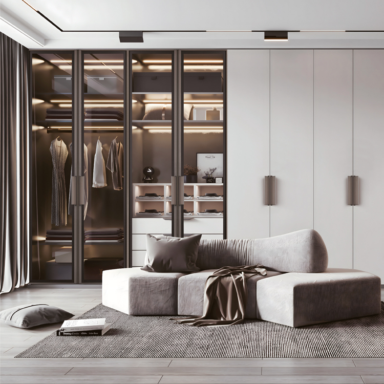 20mm Concealed-Catch Closet Door with Wide Tab Pull