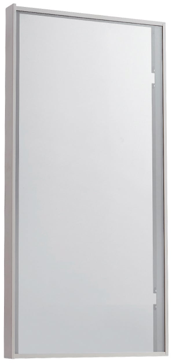 20mm Integrated Edge-Pull Glass Bookcase Door - door sample