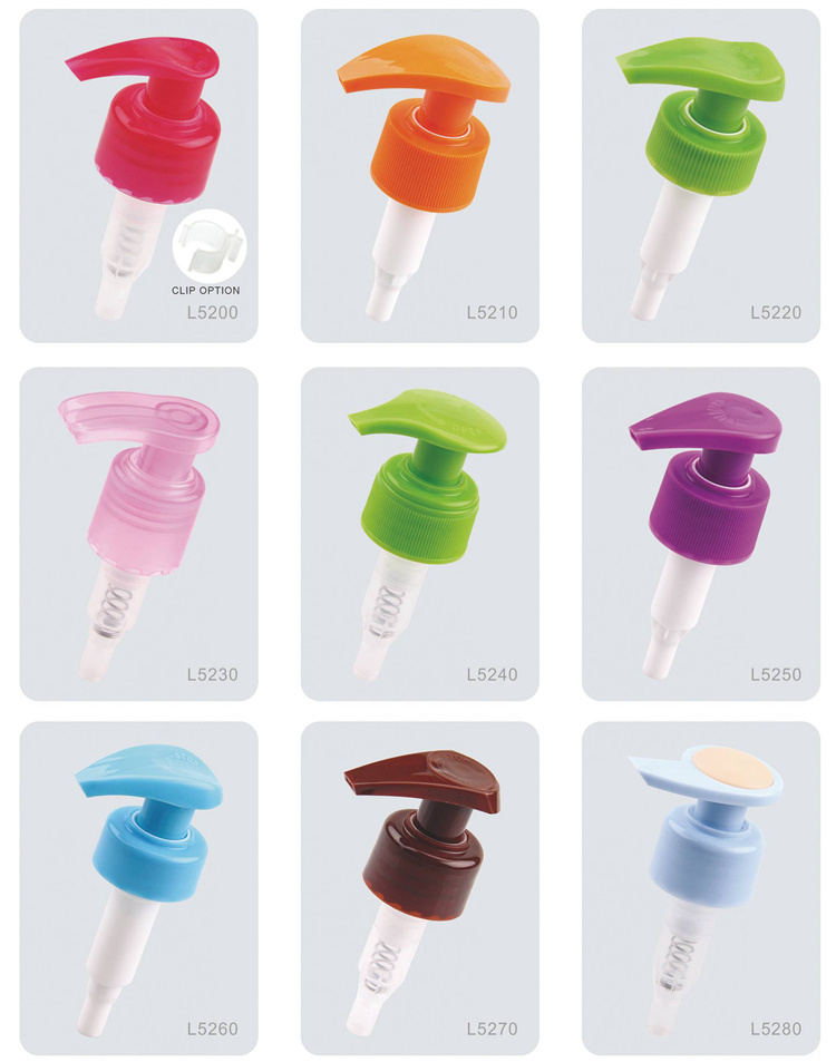 L5220 Factory Wholesale 28/400 24/410 Multi Color Plastic Dish Washing Detergent Shampoo Lotion Pump,28/412 28mm Dispenser Lotion Pump details