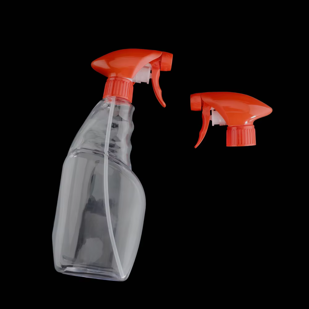 China Factory Supply Custom Chemical Fine Mist Professional Hand 28/410 Red Plastic Sprayer Trigger for Cleaning Bottle factory