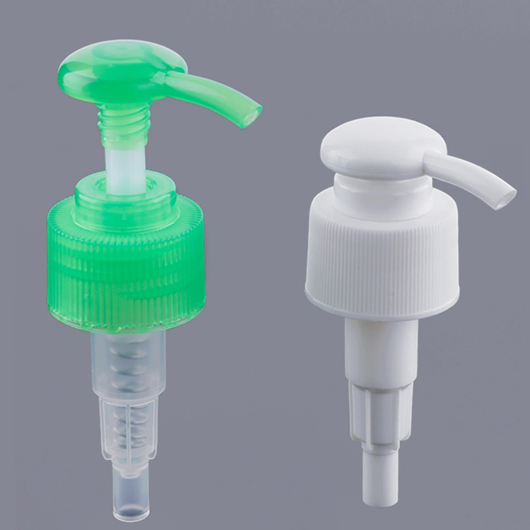 L5006 Nicht verschüttbarer 24/410 28/410 Auf-Ab-Sperre Kunststoff-PP-Schraub-Lotionsspender, 1,75cc 2,5cc Creme-Seifen-Spender, 28 mm Lotionsspender 24/410