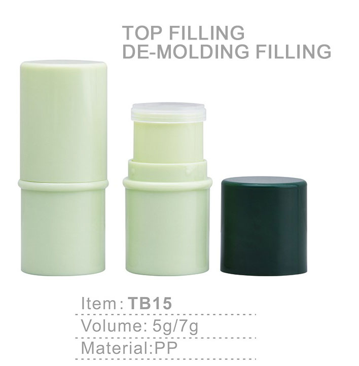 tb15 wholesale cheap lipstick round 5g 7g lip blam container empty colorful lipblam lipstick cosmetic tube-1