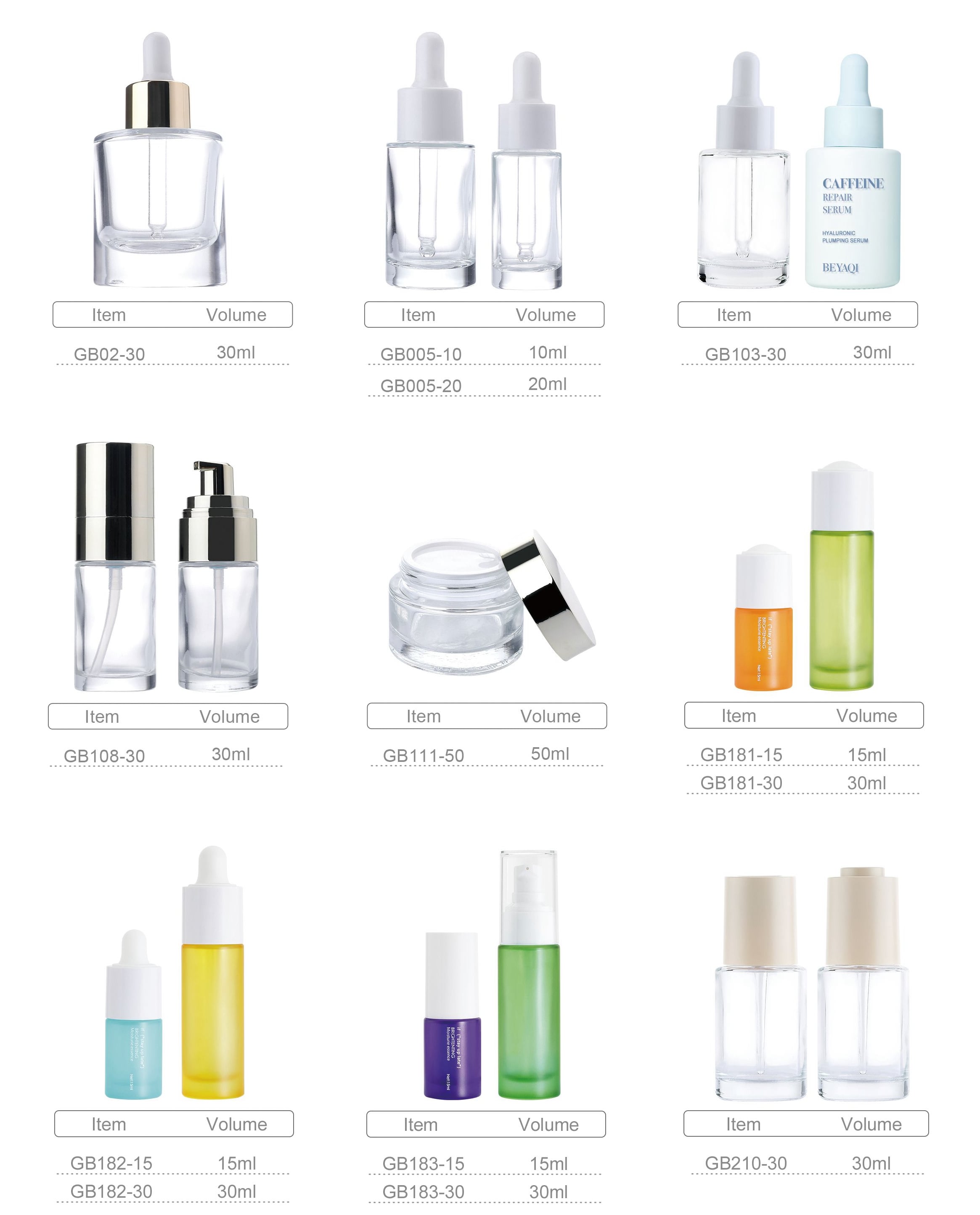 GB24 New Style Custom Design Perfume Bottle 15ml 20ml 30ml 40ml Customizable Label logo Unique Shaped Glass Bottles supplier