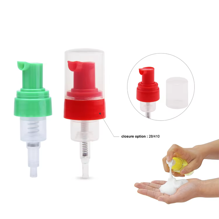 L5902 Factory Direct Sales 28/410 32/410 Fine Rich 0.3cc Foam Pump Liquid Soap Pump for Hand Clean factory