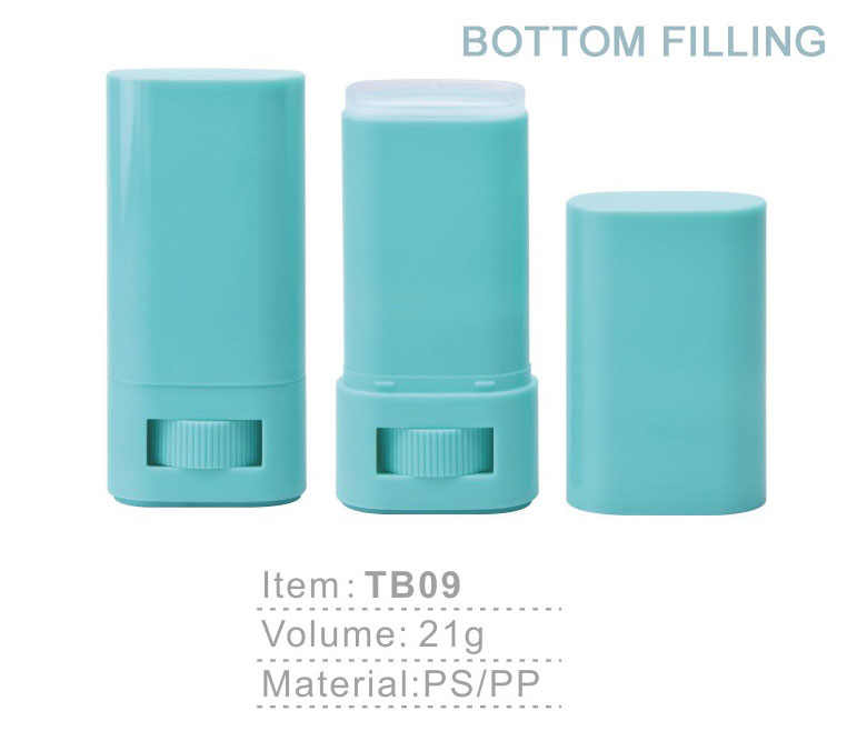 tb09 21g flat insect repellent stick container hair wax packing deodorant sunscreen stick bottle-1
