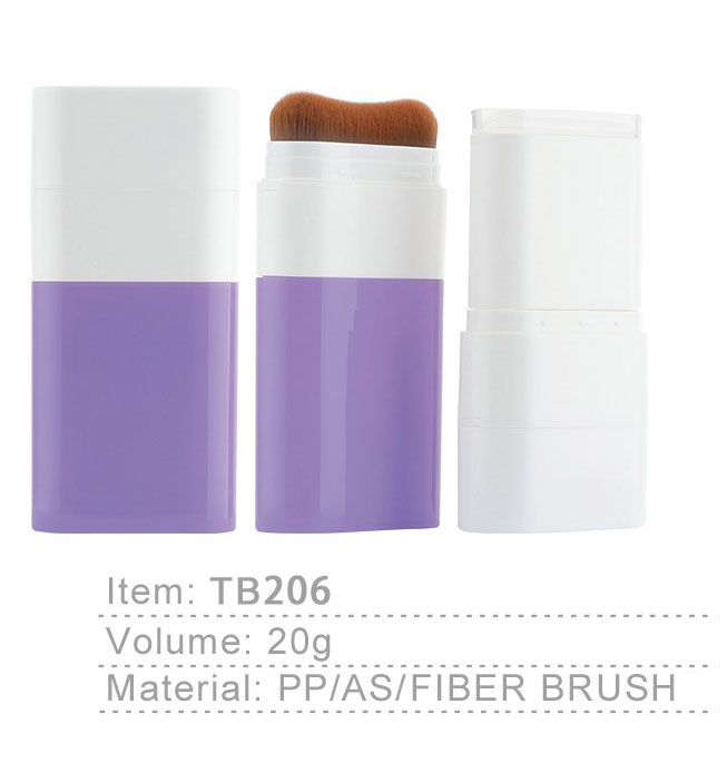 tb206 20gm empty twist up rotating brush stick container solid fragrance sunscreen cream blush stick long lasting deodorant container-1