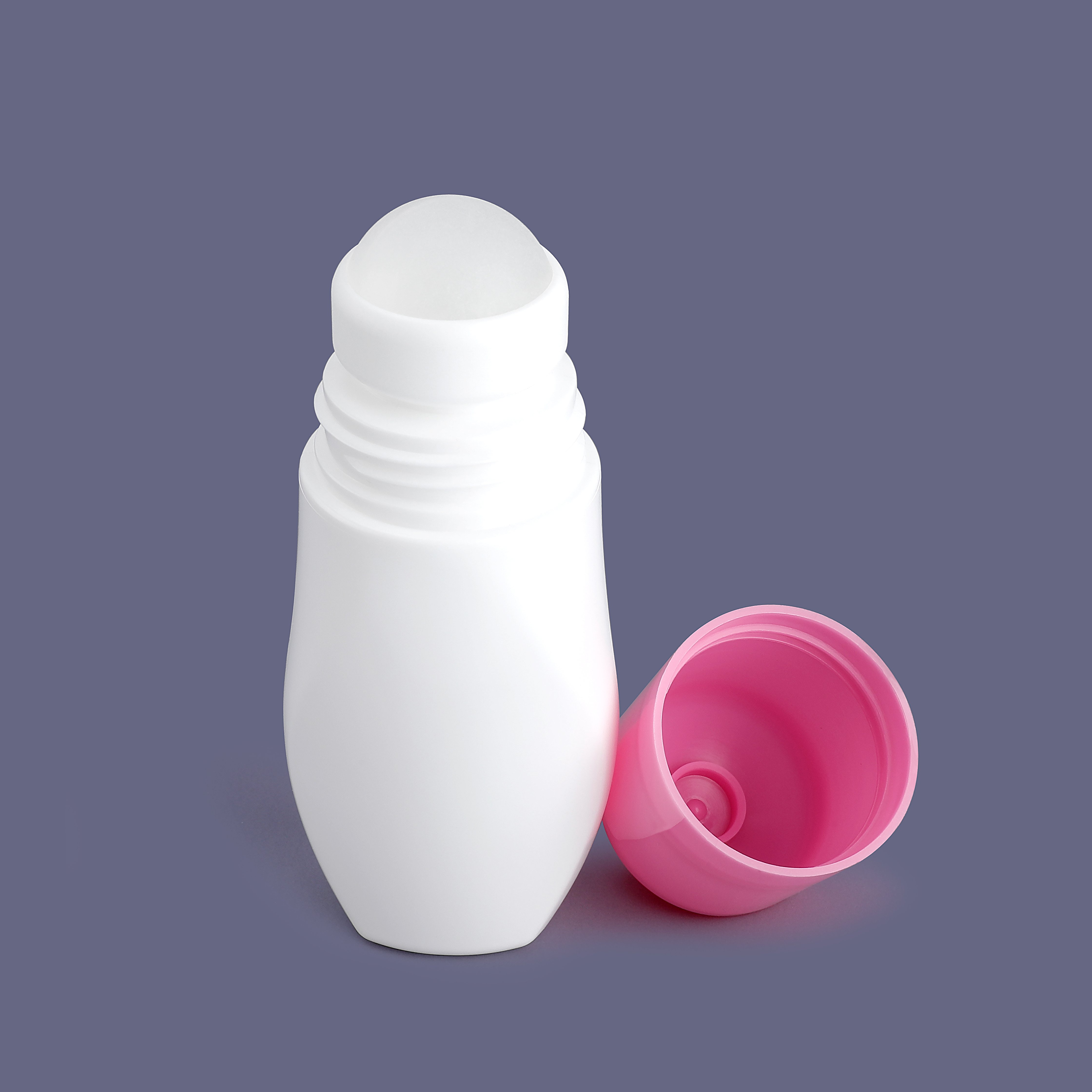 B1016 modische bunte rosa orange Kunststoff-Roll-on-Flasche, kostenlose Probe runde Roll-on-Flasche, explosive Modelle Roll-on-Flasche Öl