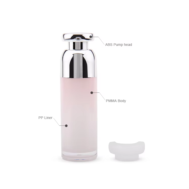 A26 Customized Luxury Skincare Packaging Set Empty ABS AS PP Cosmetic Toner Lotion Pump Bottle and Moisturize Cream Bottle supplier