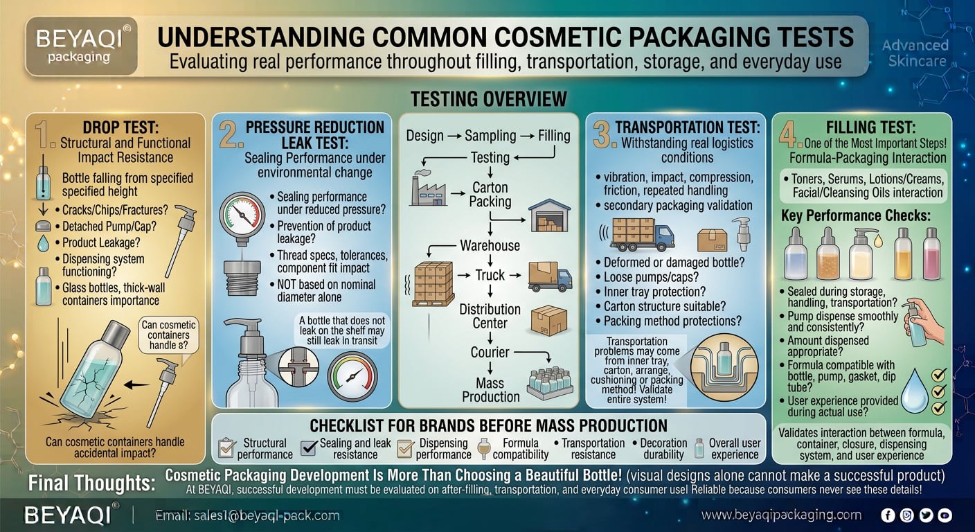 4 Essential Tests for Cosmetic Container Development