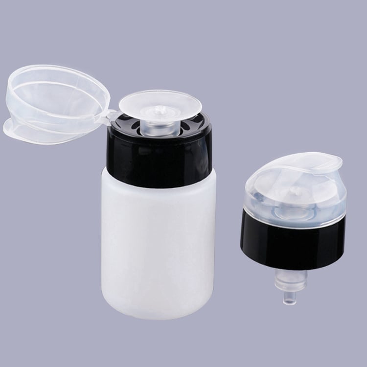 L5804A Atacado de Cosméticos 33/410 Bomba para Removedor de Esmalte com Pressão no Dedo, Dispensador de Líquido, Bomba para Unhas, Bomba para Limpeza de Unhas