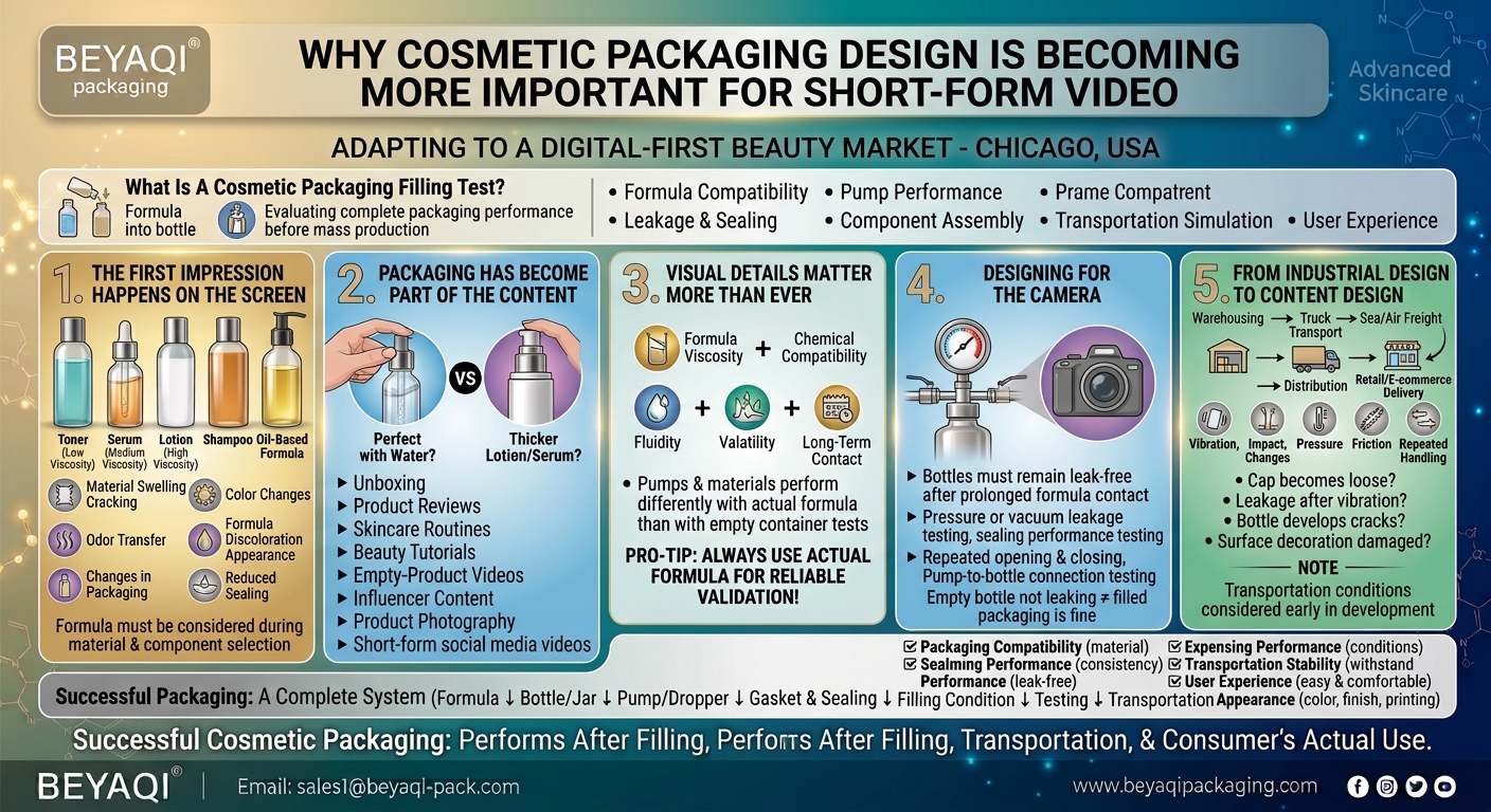 Cosmetic Container Filling Test: Why Packaging Compatibility Matters