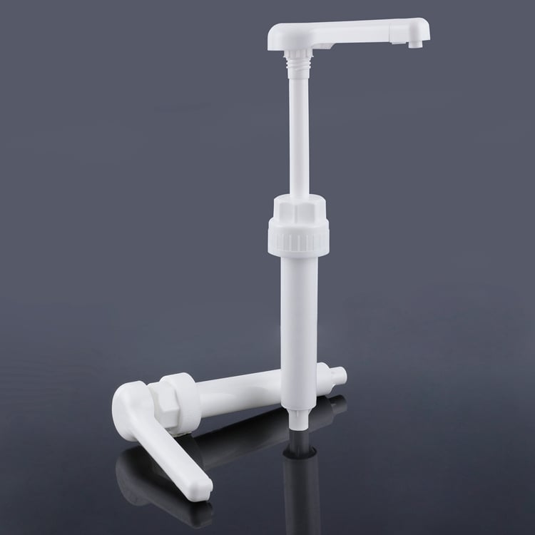 L5602 Neu entwickelte Sirup-Pumpe in Saucen-Sirup-Design, 30 ccm, 38 mm, lebensmittelechte Kunststoff-Siruppumpe, 38/410, 38/400 Siruppumpe