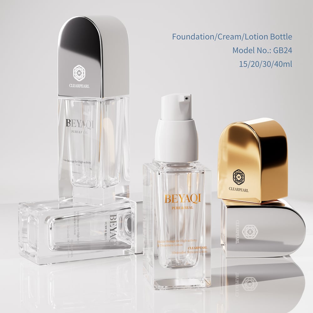 GB24 New Style Custom Design Perfume Bottle 15ml 20ml 30ml 40ml Customizable Label logo Unique Shaped Glass Bottles