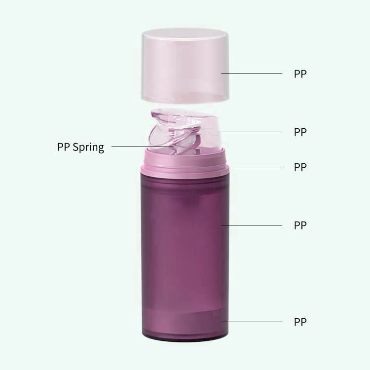 A21 PCR Recycle Empty 50ml 150ml Cosmetic Skin Toner Skin Serum Lotion Foam Dispenser 100ml Eco Friendly Airless Pump Bottle