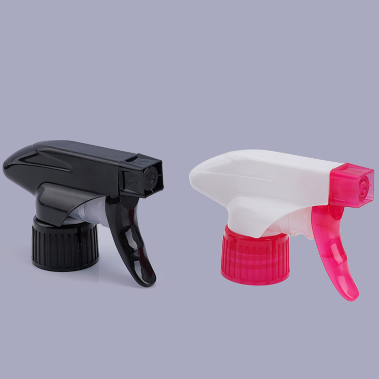 T2921 Nueva referencia 28/400 28/410 pulverizador de gatillo todo PP colorido de lujo, pulverizador de gatillo todo plástico, boquilla de pulverizador de agua con gatillo