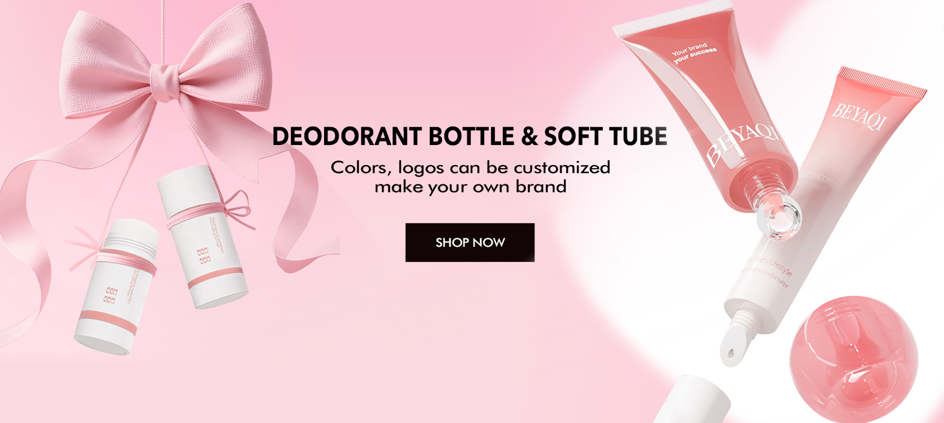 DEODORANT BOTTLE & SOFT TUBE