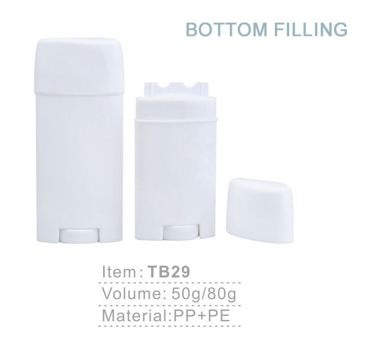 tb29 50g 80g oem cosmetic pp pe packaging antiperspirant skincare cream container deodorant stick packaging bottle-1