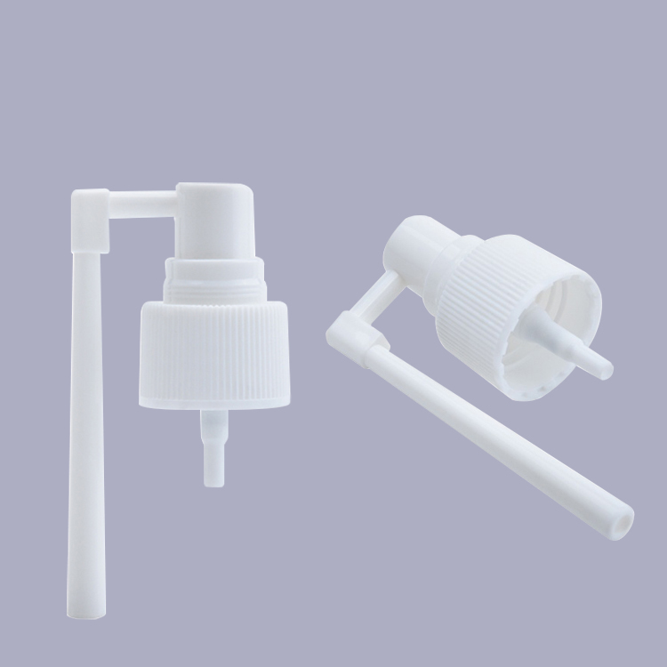M6090 Langer Düsen-Medizin-Sprühflasche für Mund und Rachen, Sprühpumpe mit Kappe, Nasensprayer, Mundwasser-Sprühpumpe, Feinzerstäuber für die Nase