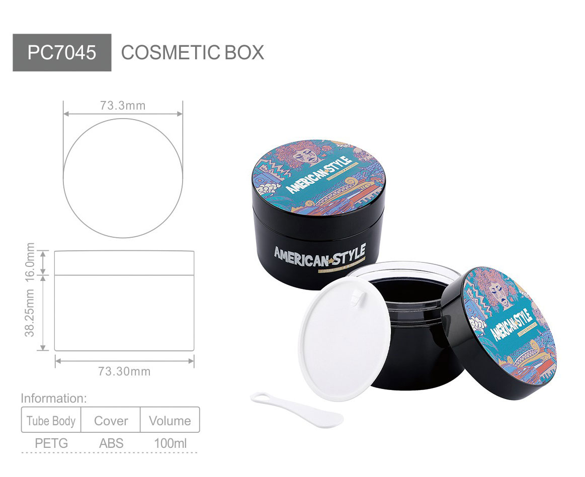 pc7045 wide mouth facial mask jar  custom cosmetic cream  skincare packaging for face mask body butter and beauty products oem manufacturer-1