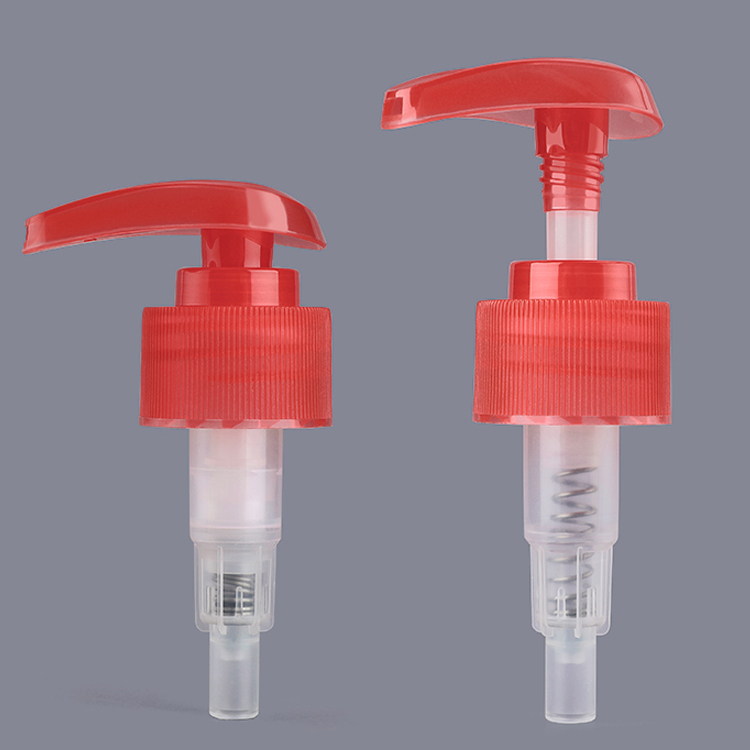 L5009 Pompe per Lozione Corpo Trasparenti in Plastica Personalizzabili, 28/415 24/410 Pompa per Lozione, Pompa Dosatrice da 28 mm per Lozione Corpo per Bottiglie