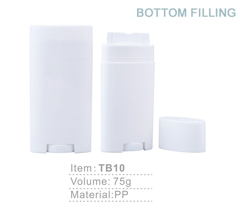 tb10 empty 75g antiperspirant deodorant packaging solid perfume deodorant stick container refillable plastic deodorant bottle-1