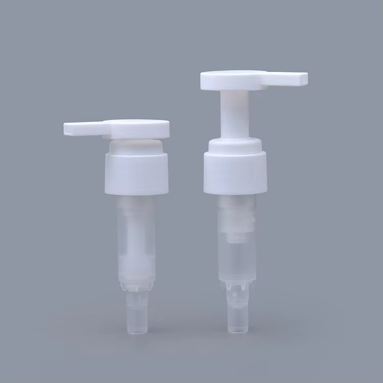 L5044 28 410 Up-down Locked Plastic Pump Round Mouth Outer Spring Lotion Pump for Washing Bath Bottle,customized Size Lotion Pump manufacture