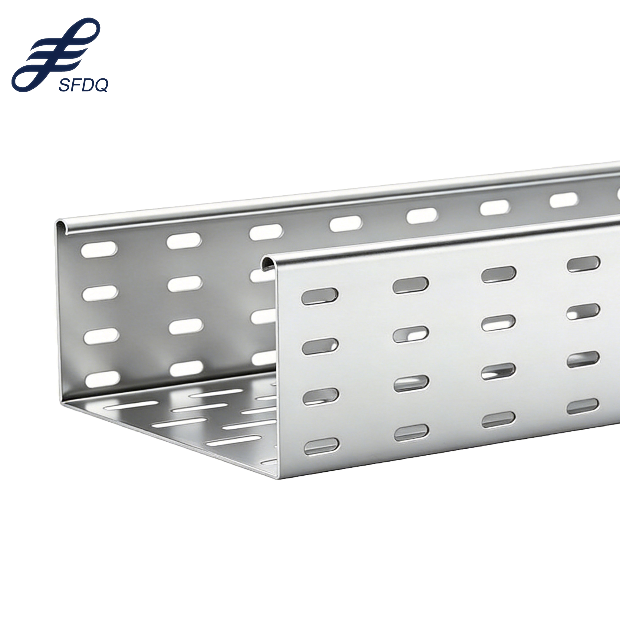 SFDQ XQJ-TP2 High Load Anti-Corrosion Galvanized Ventilated/Perforated Cable Tray for Industrial Park Commercial