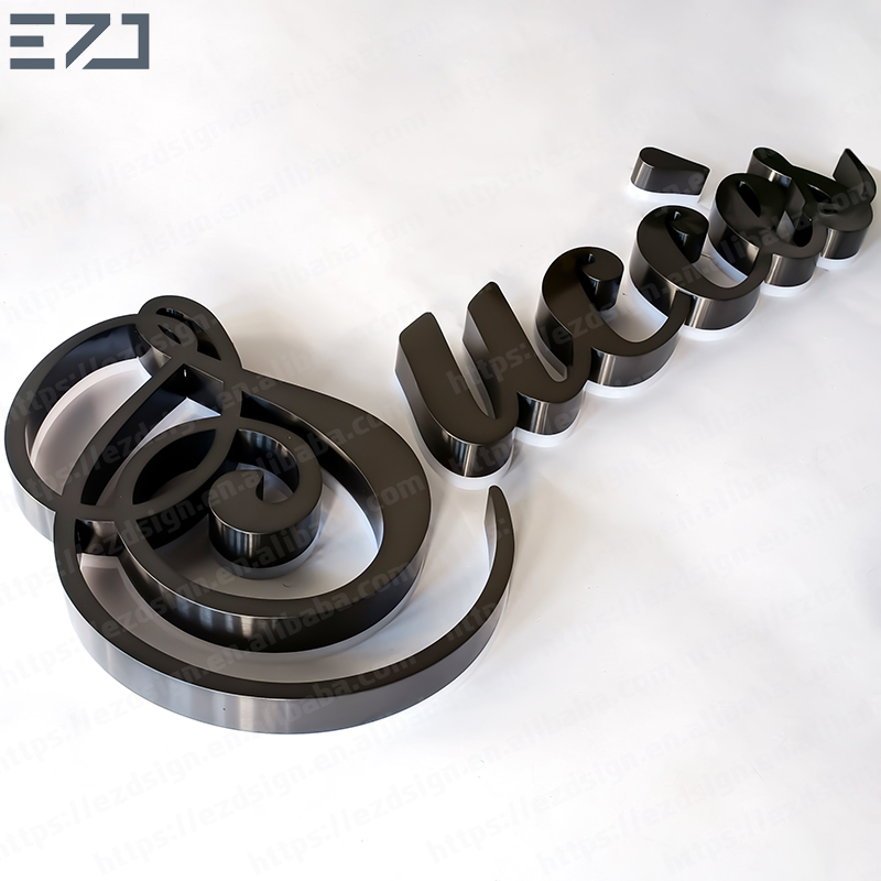 black ti electroplate signage.webp