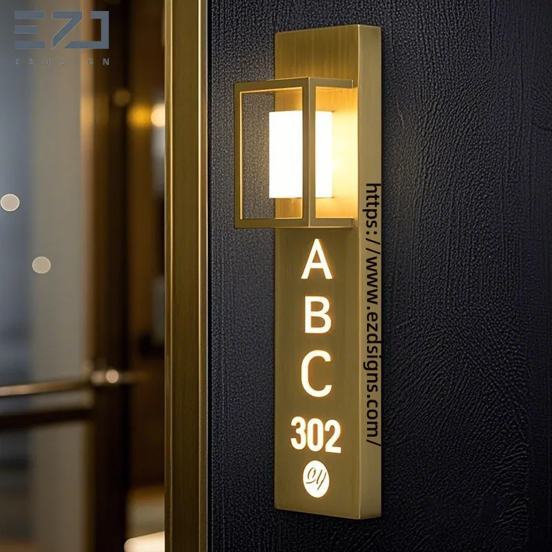 Piastra Illuminata per Porta