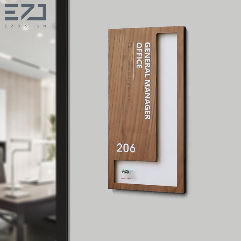 Placas para Puertas de Oficina con Números