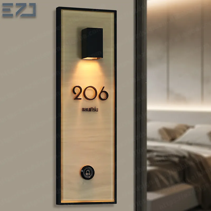 Segnaletica Interna per Porte di Hotel