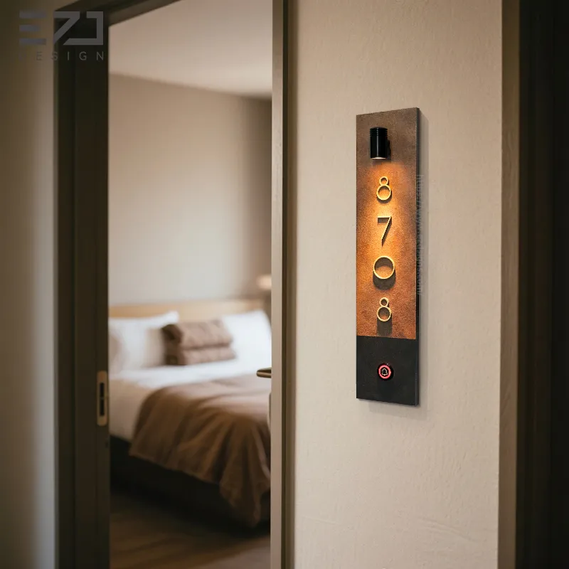 Numeri delle stanze degli hotel per le porte