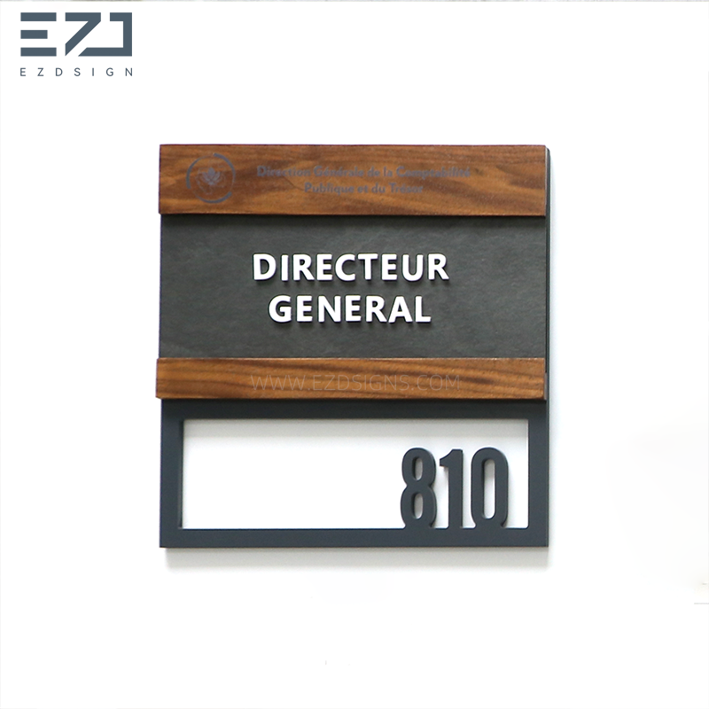 Changeable Office Door Name Plates