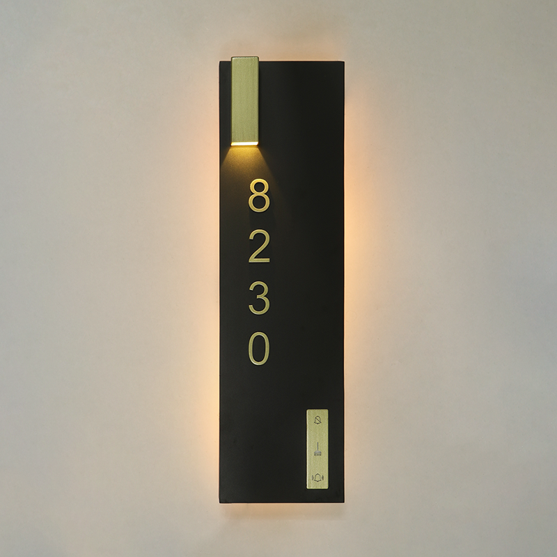 Comment concevoir des numéros d'appartement qui correspondent au style de votre appartement – Insights tirés d'un cas de plaque de porte stylée