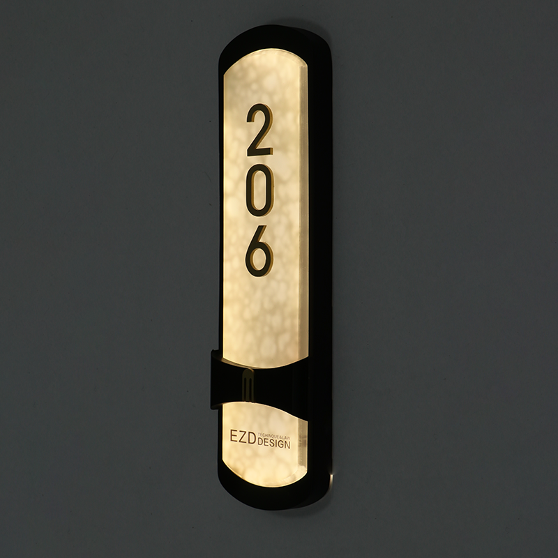 Luminous Door Number