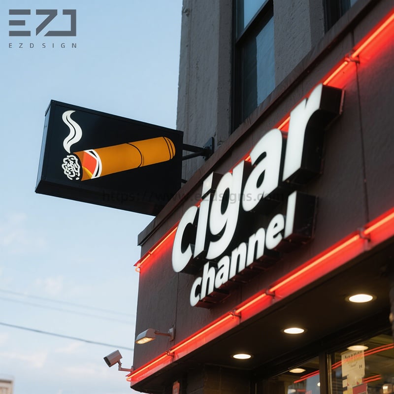 Zigarrenladen-Schild