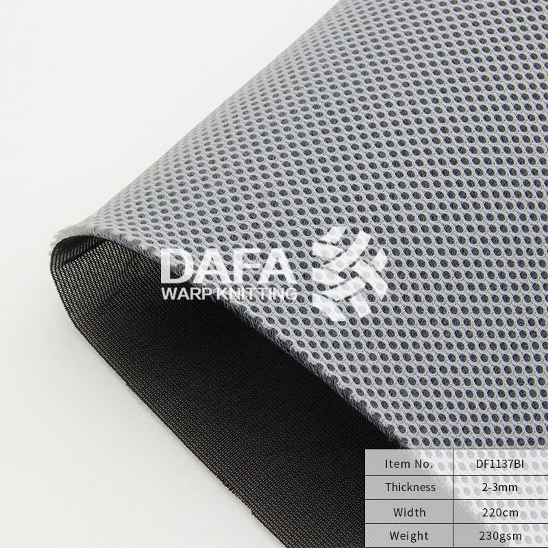 Dafa – Tessuto traspirante ecologico in rete 3D Spacer Mesh larga, 100% poliestere, per materassi, articoli tessili per la casa e calzature