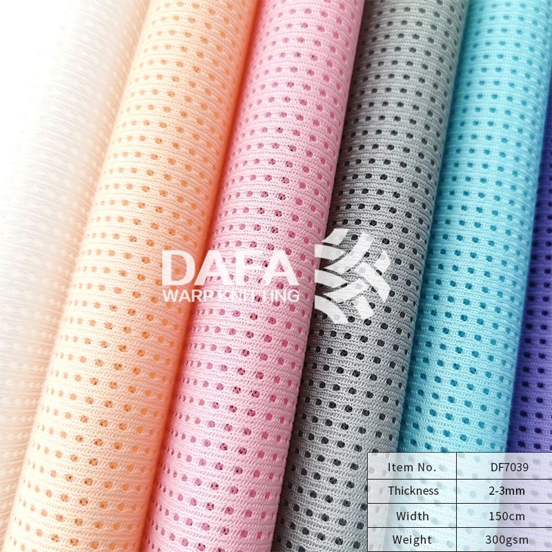 Breathable 3D Air Mesh Seat Cover Fabric with Anti-Bacteria 100% Polyester, Warp Knitted, for Car Seating, Office Chairs and Upholstery