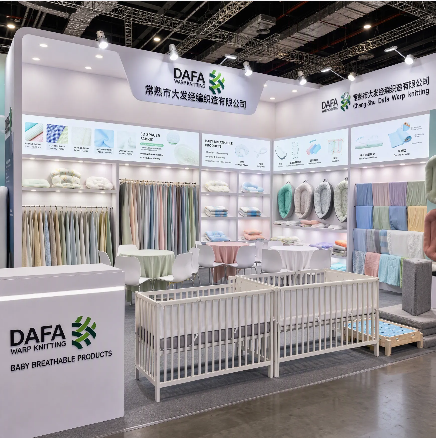 Changshu Dafa Warp Knitting Successfully Showcases Breathable Baby Products at CBME 2026 