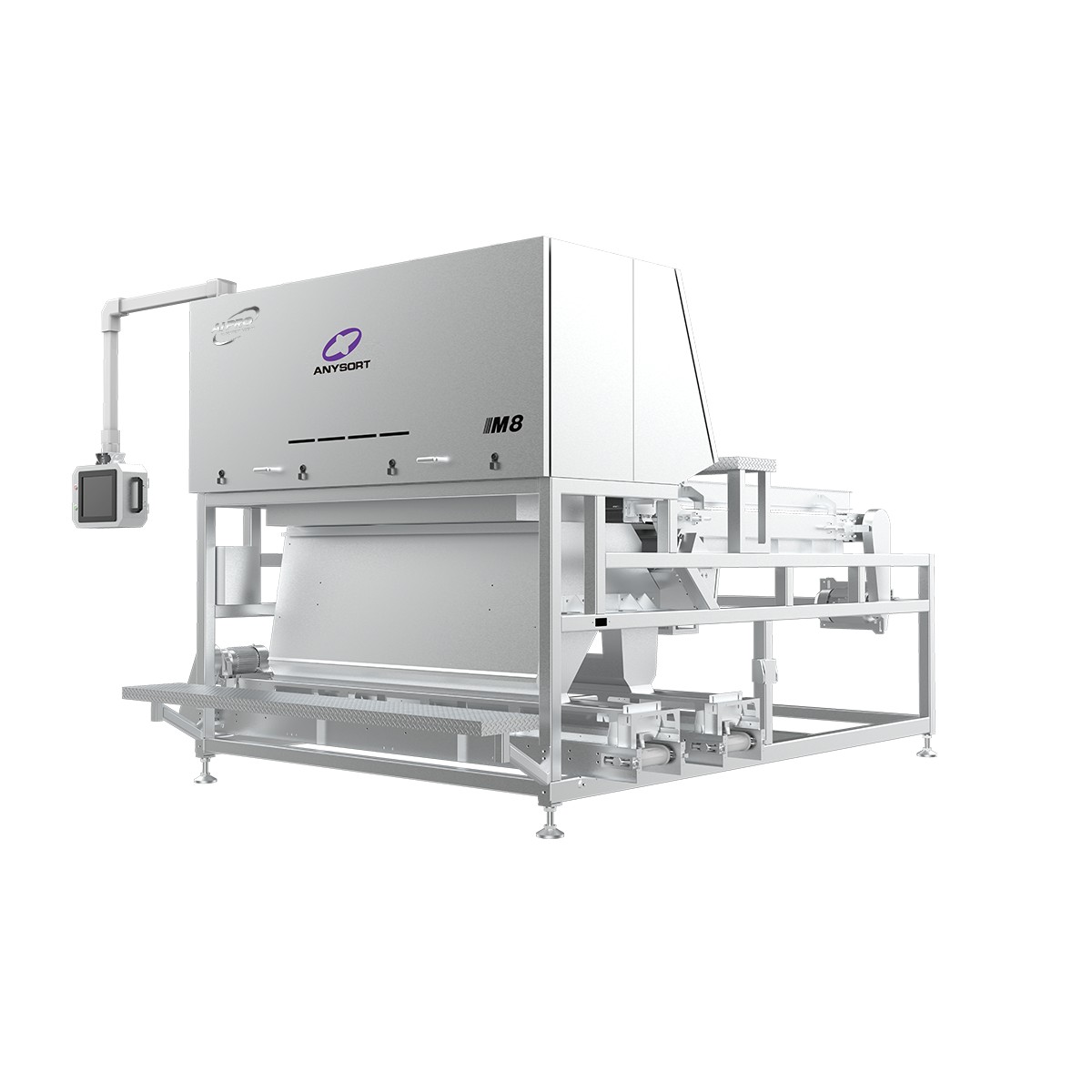 2.M8 Tea Multi-functional Impurity Removal & Grading Integrated AI Cloud Quality Sorter.jpg