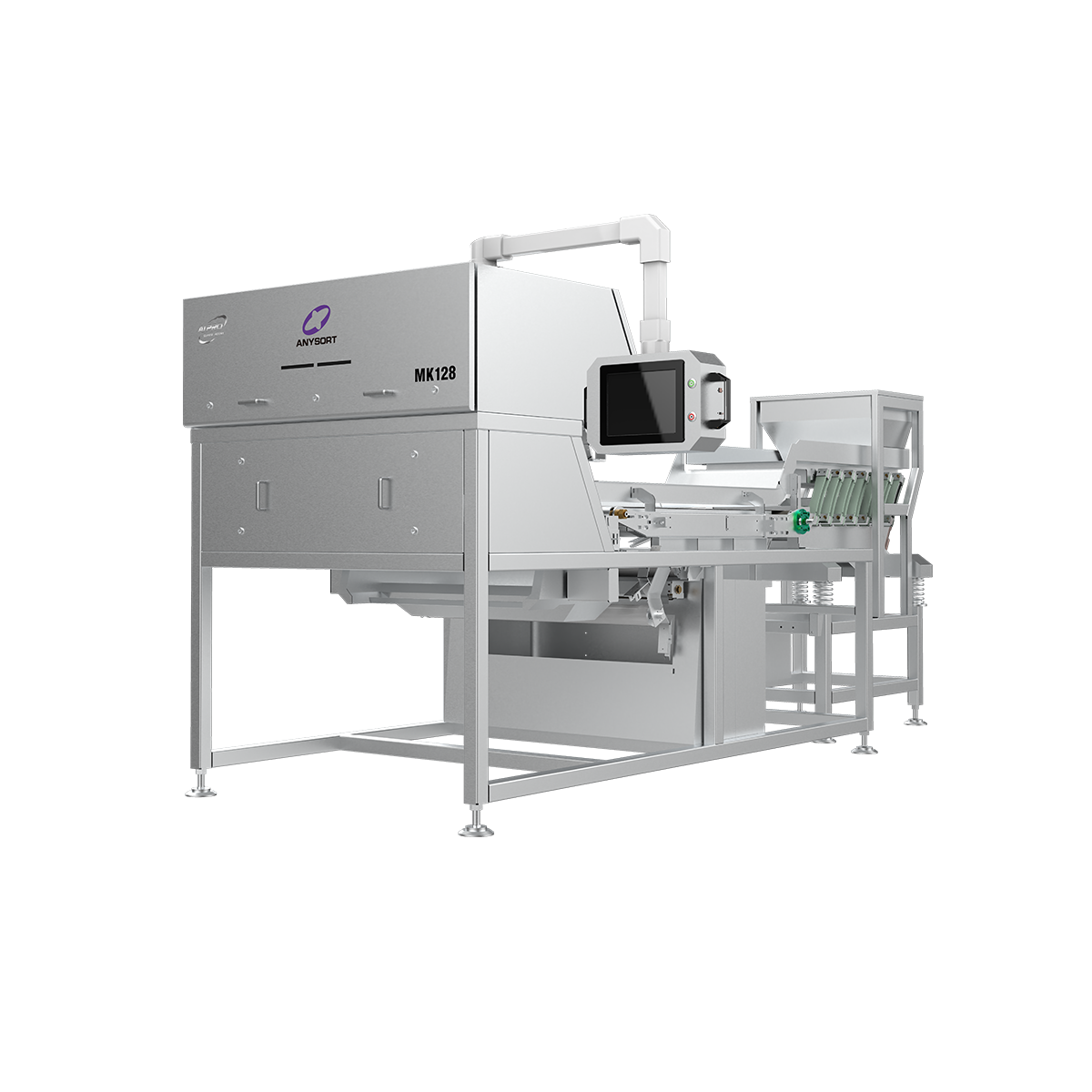 2.MK128 Slow Speed Multi-functional Belt-type Grain AI Cloud Quality Sorter.png