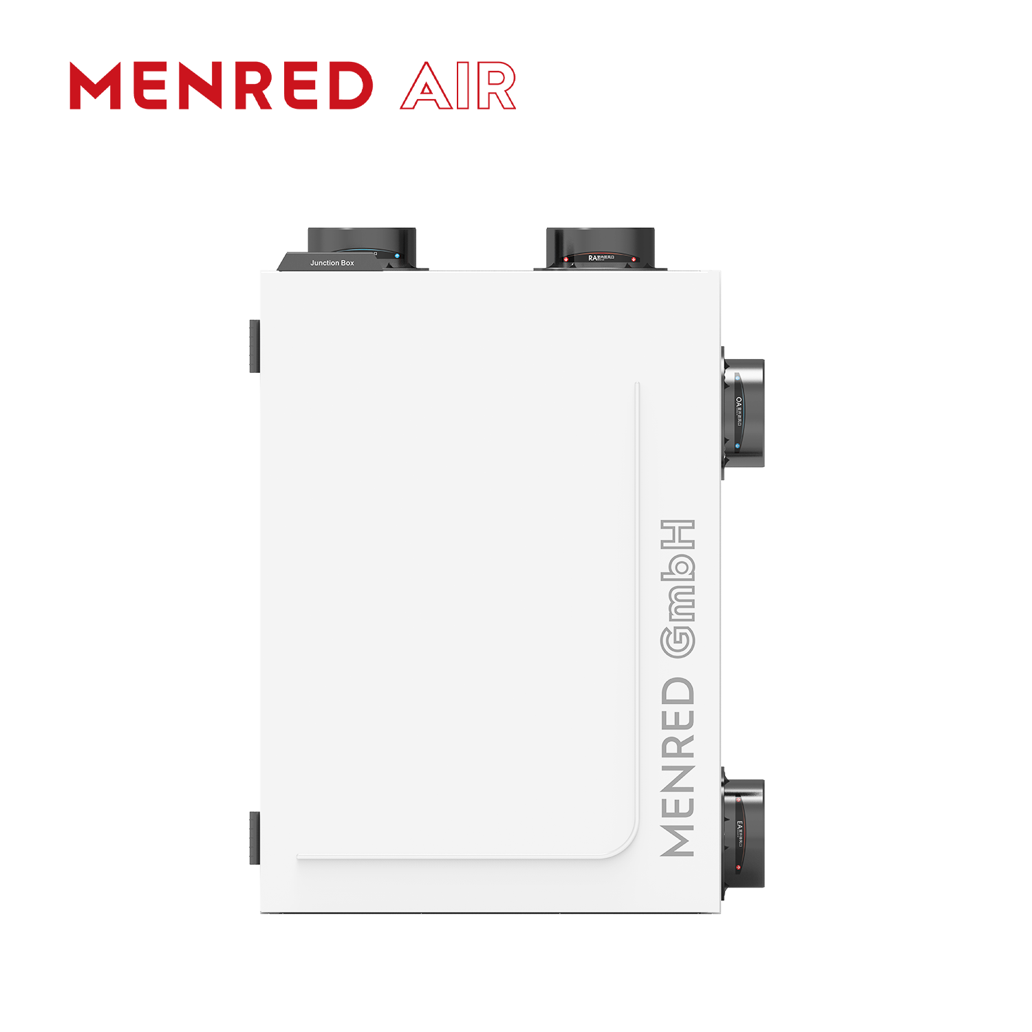 MENRED RC2.350E Wall-Mounted ERV 350m³/h with G4 + HEPA Filtration and EC Fan