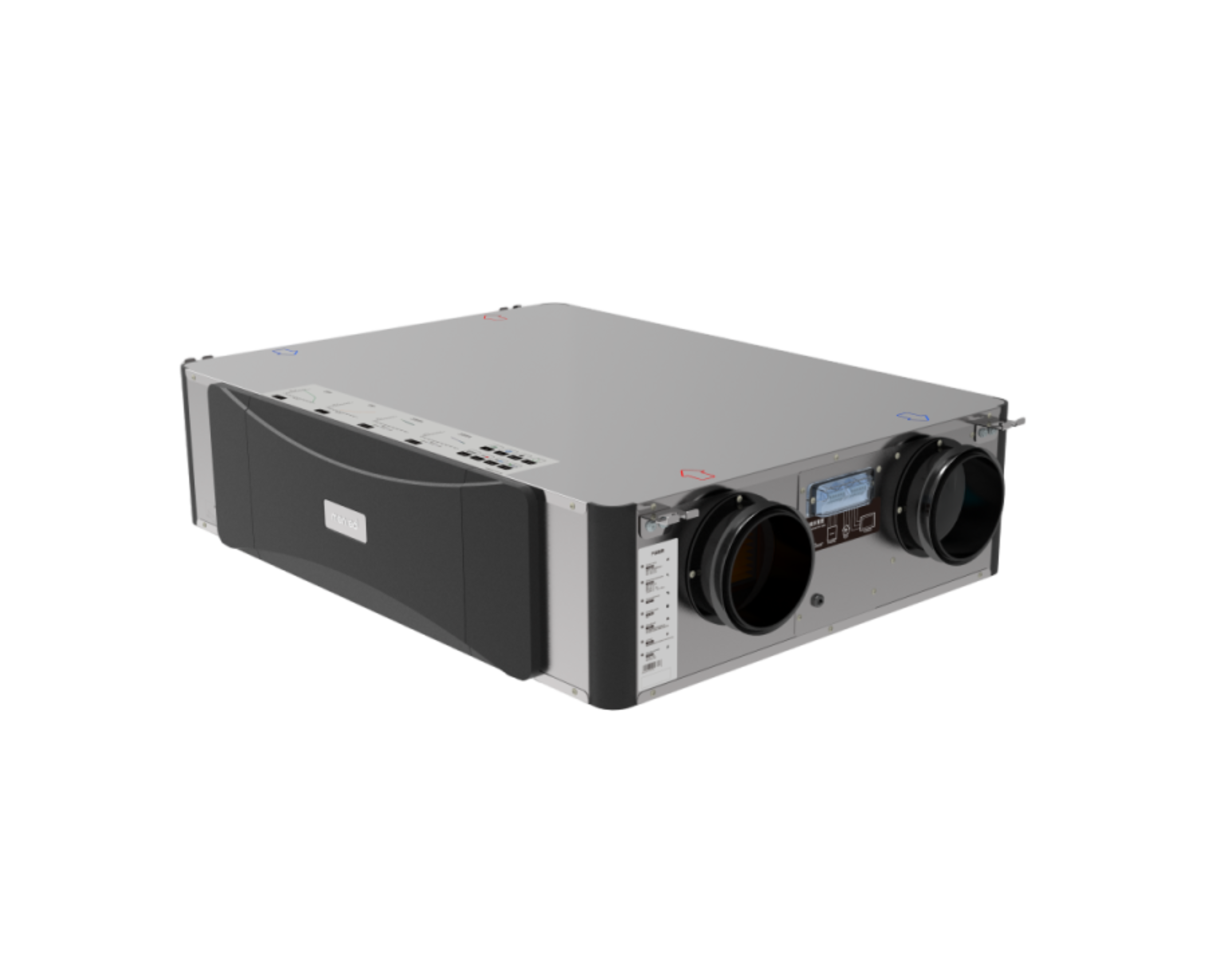 MENRED IEC.350E Ceiling-Mounted ERV 350m³/h with One-Piece EPP Structure and HEPA Filtration