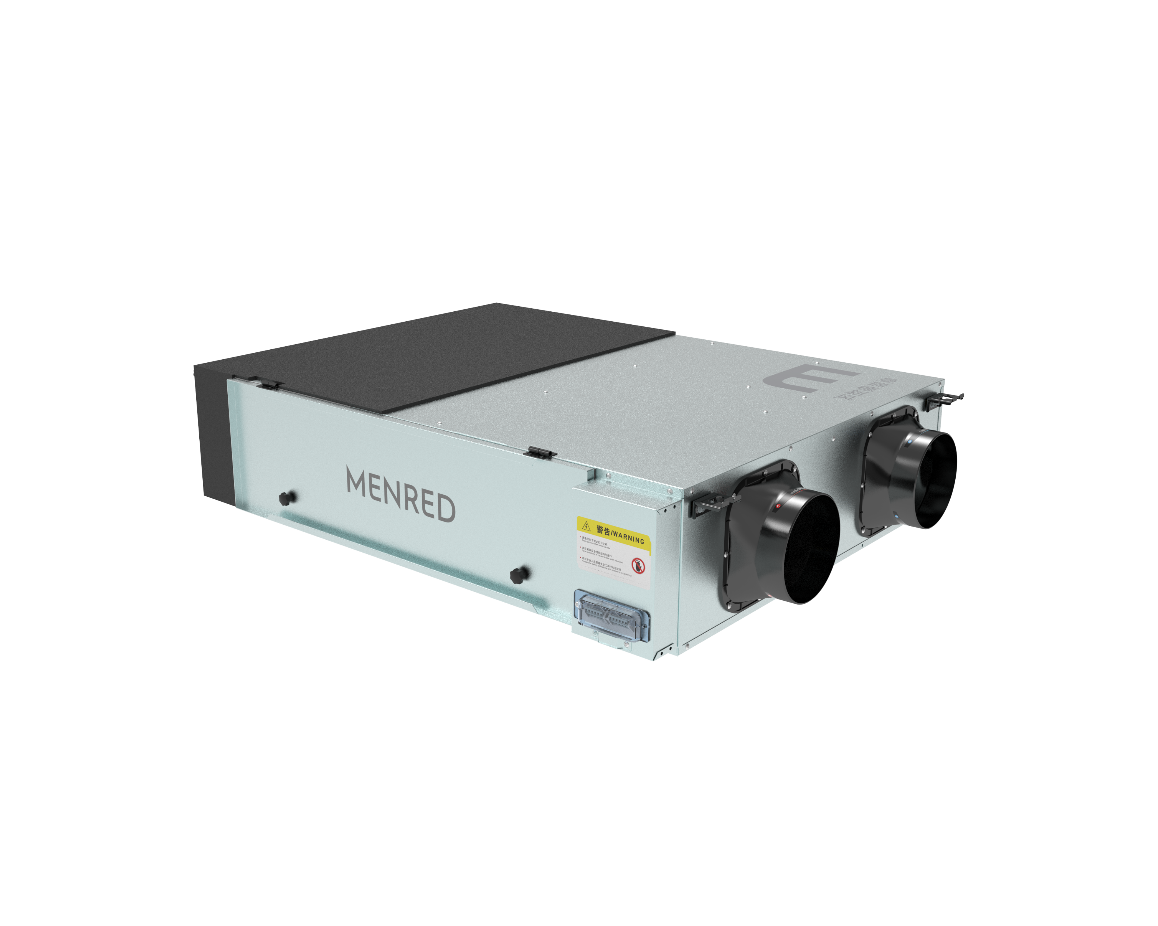 MENRED E8 Ceiling-Mounted ERV 350m³/h with G4 + HEPA Filtration and High-Efficiency Heat Recovery