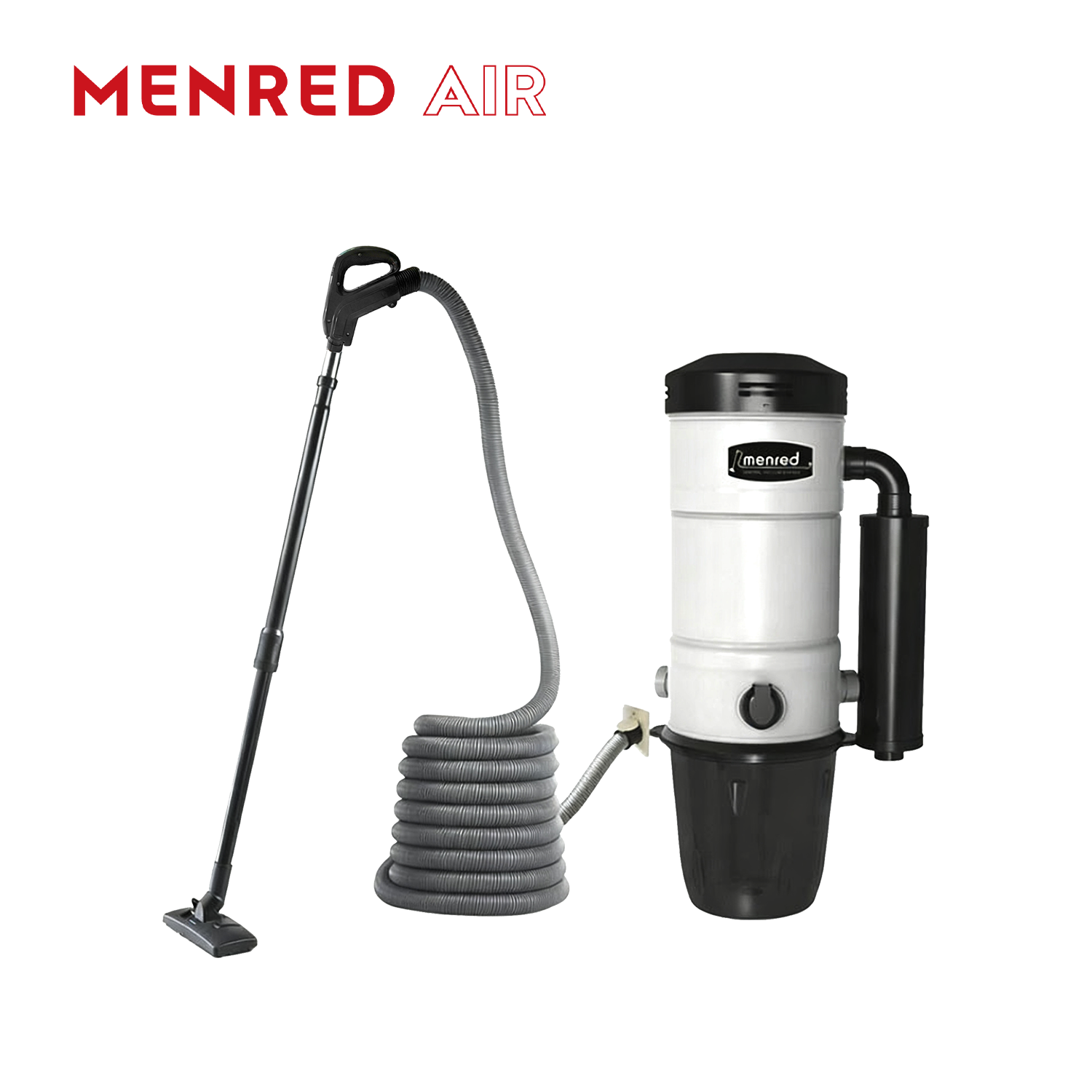MENRED CVS3.16 Central Vacuum System 508/623 Air Watts with 20L Dust Capacity