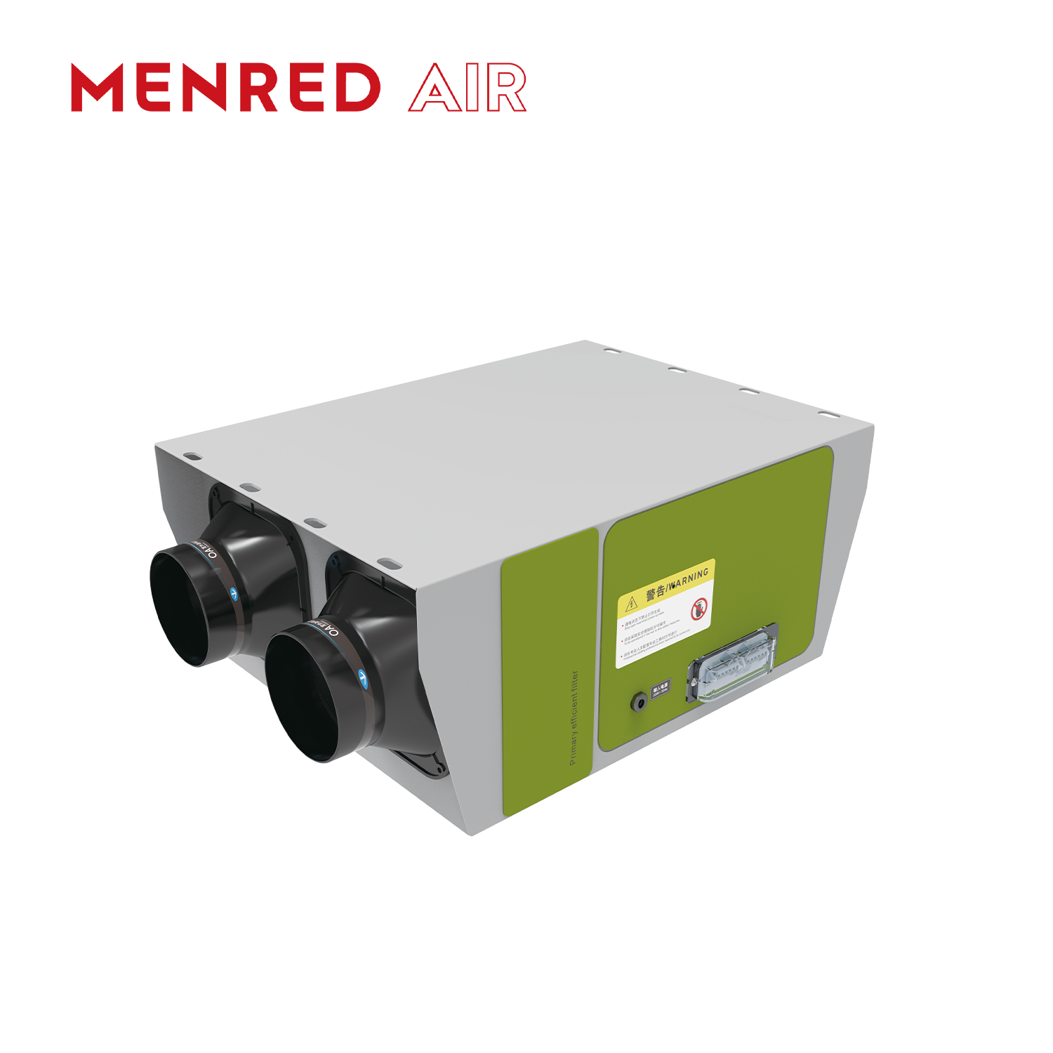 MENRED KC500 Ceiling Mounted Kitchen Supply Air Fan 500m³/h with Range Hood Linkage