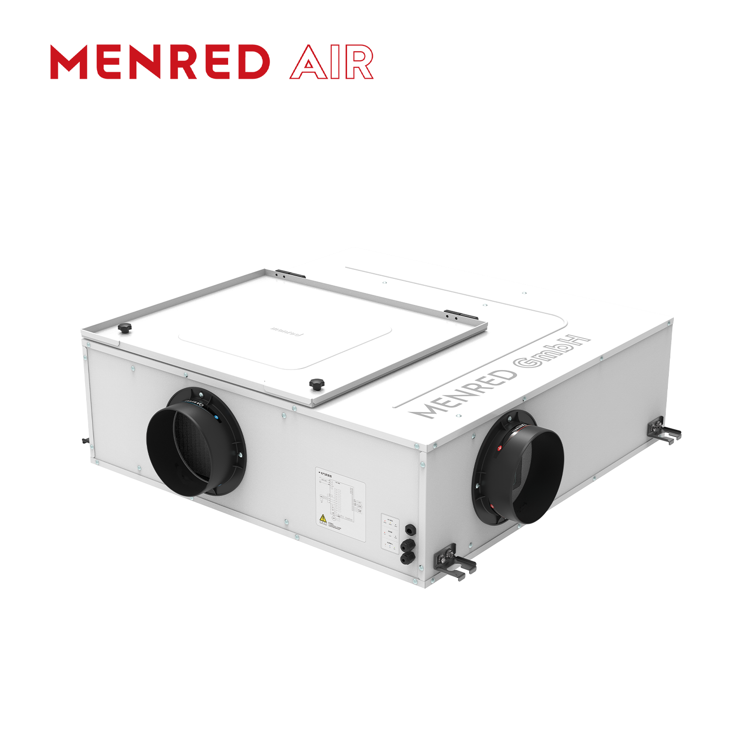 MENRED RC1.350E Ceiling-Mounted ERV 350m³/h with G4 + HEPA Filtration and EC Fan