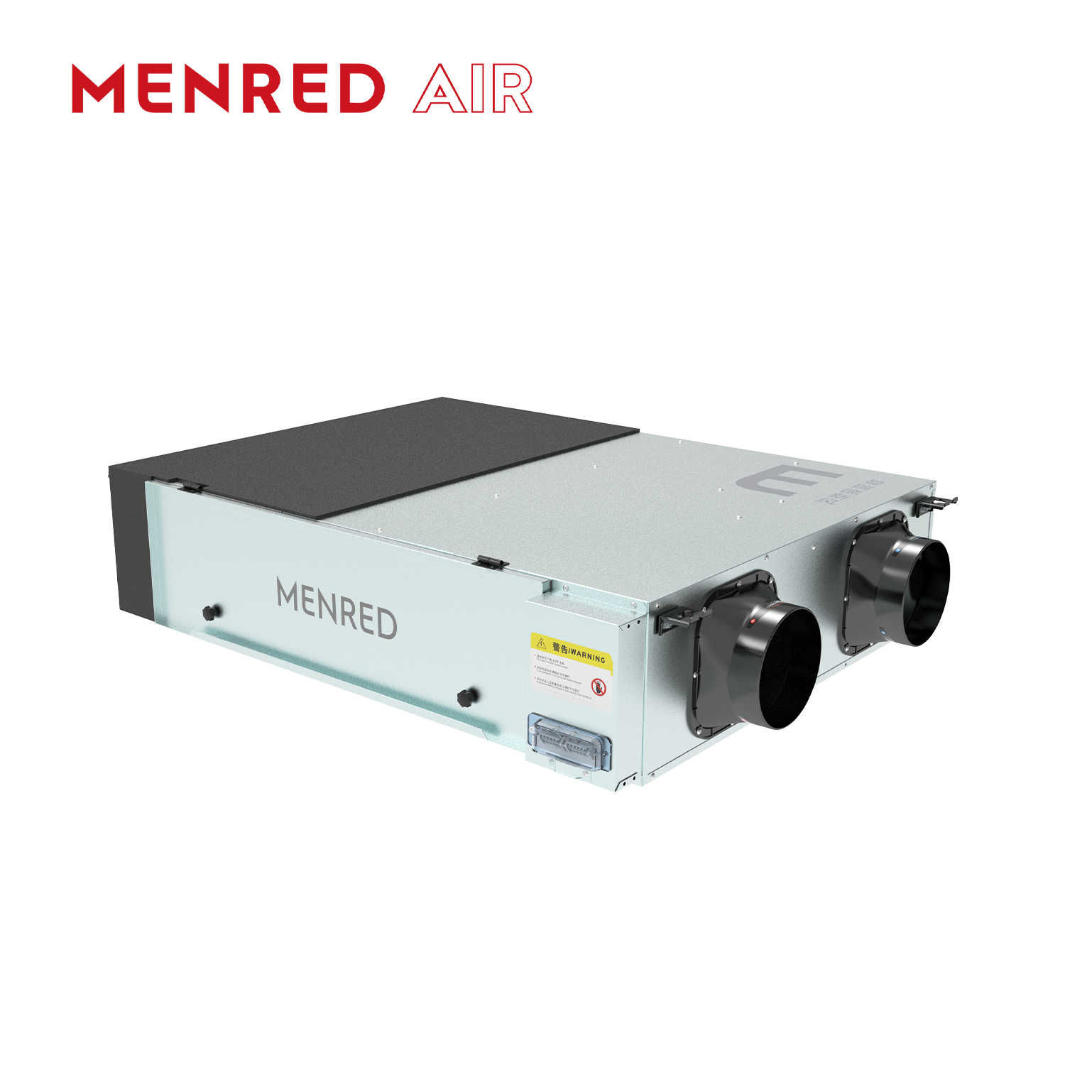 MENRED E8 Ceiling-Mounted ERV 350m³/h with G4 + HEPA Filtration and High-Efficiency Heat Recovery