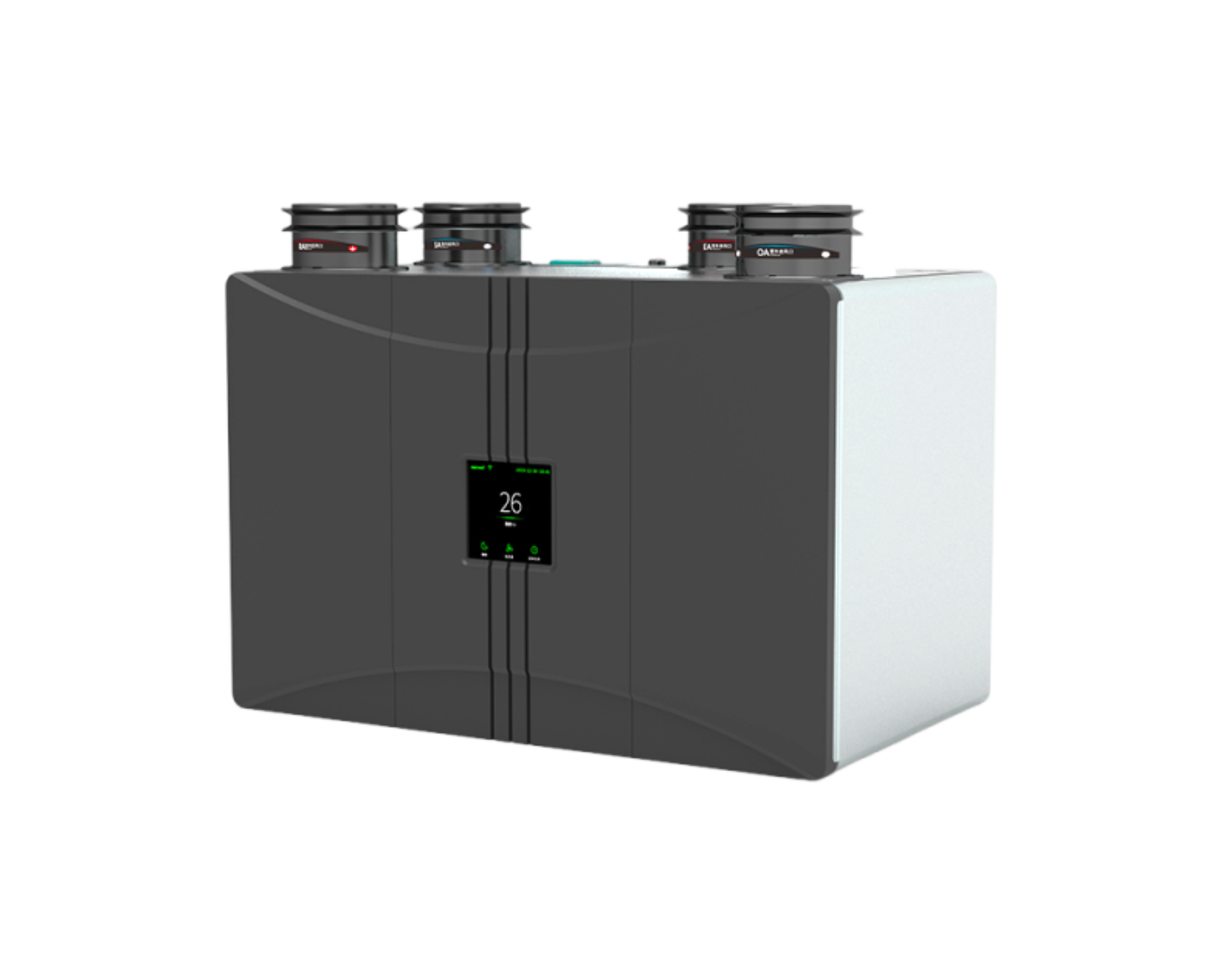 MENRED G3 Wall-Mounted ERV 210m³/h with One-Piece EPP Structure, HEPA Filtration and Built-In Air Sensor